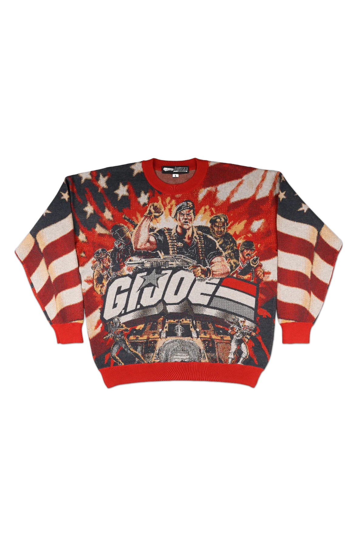Patriotic Battle GI Joe Knitted Sweater - Image 2