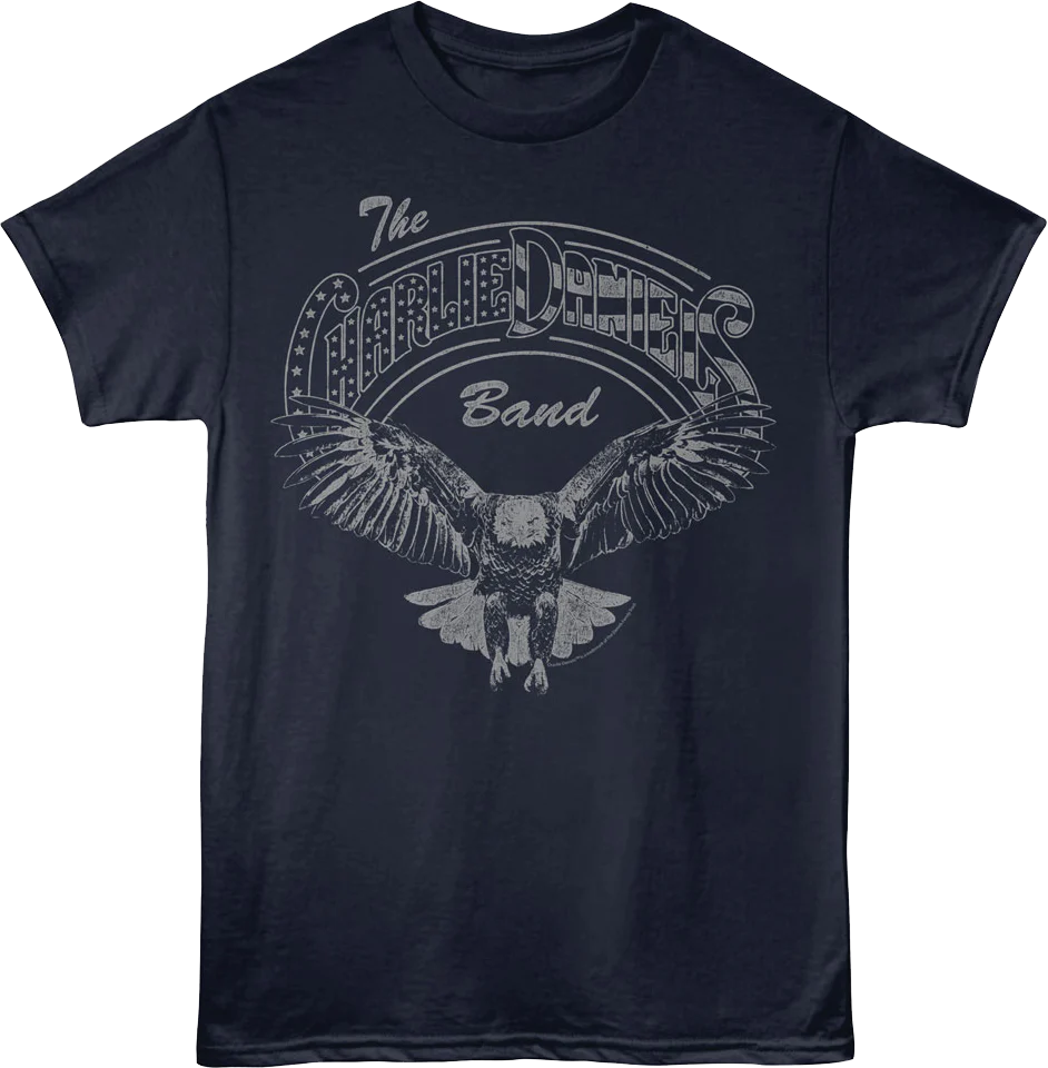 Patriotic Eagle Logo Charlie Daniels Band T-Shirt