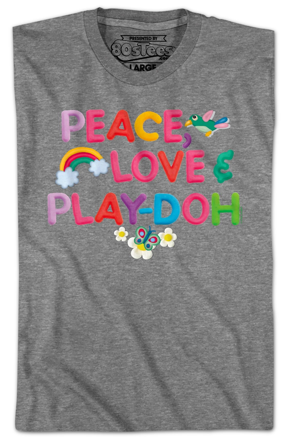 Peace Love & Play-Doh T-Shirt - Image 2
