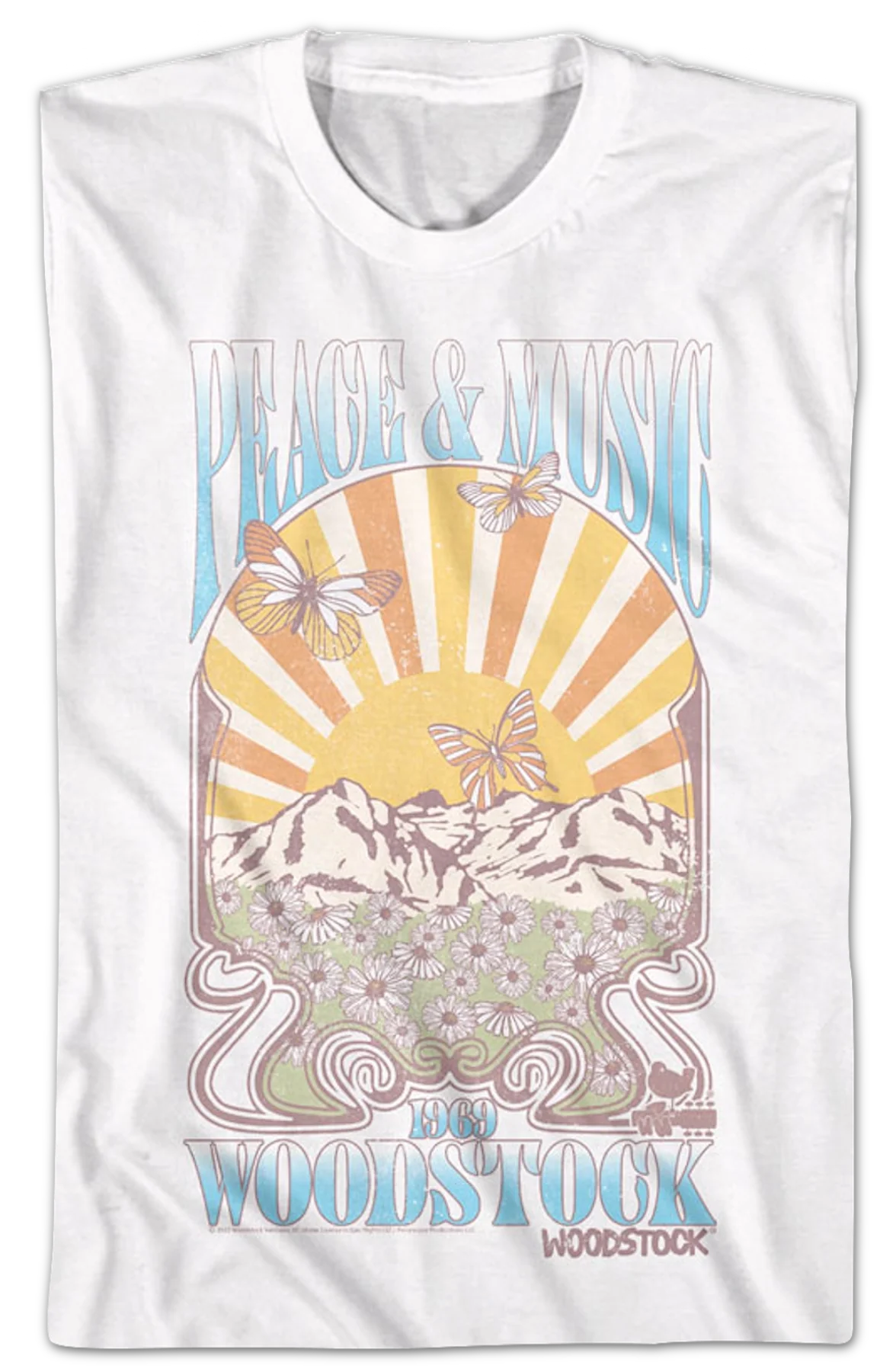 Peace & Music Woodstock T-Shirt - Image 2