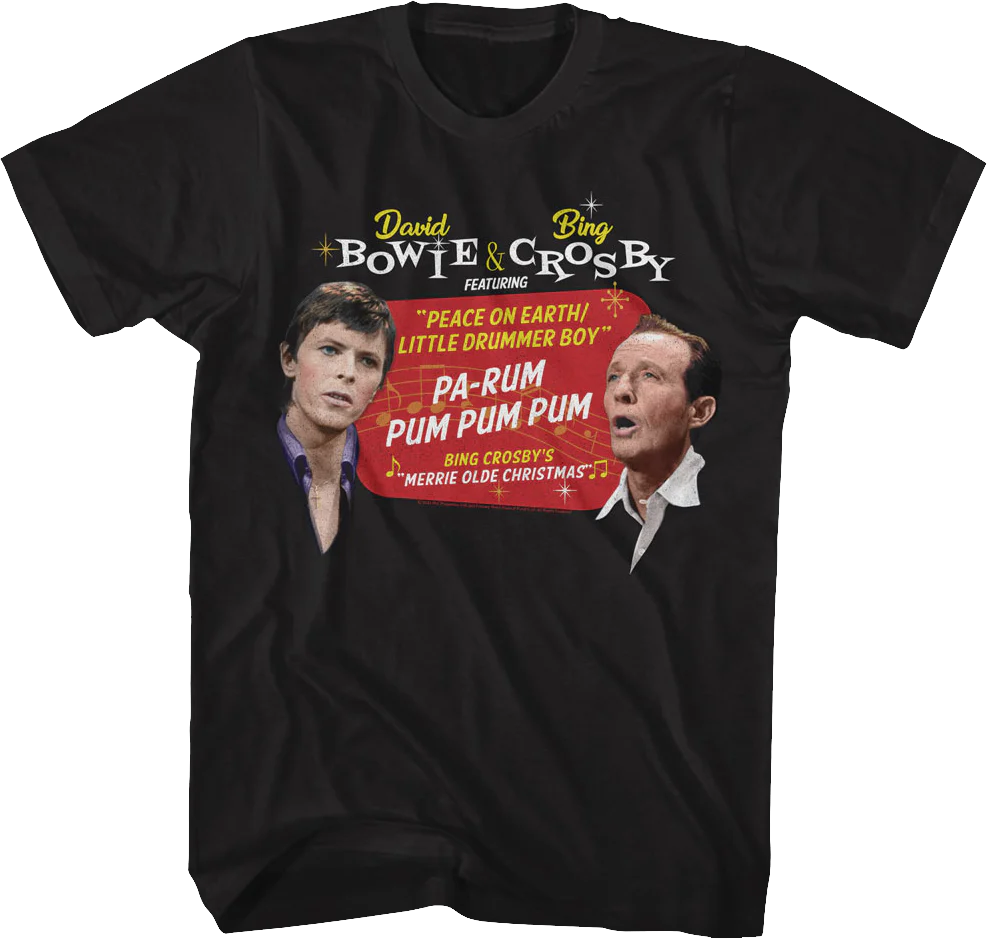 Peace On Earth/Little Drummer Boy David Bowie & Bing Crosby T-Shirt