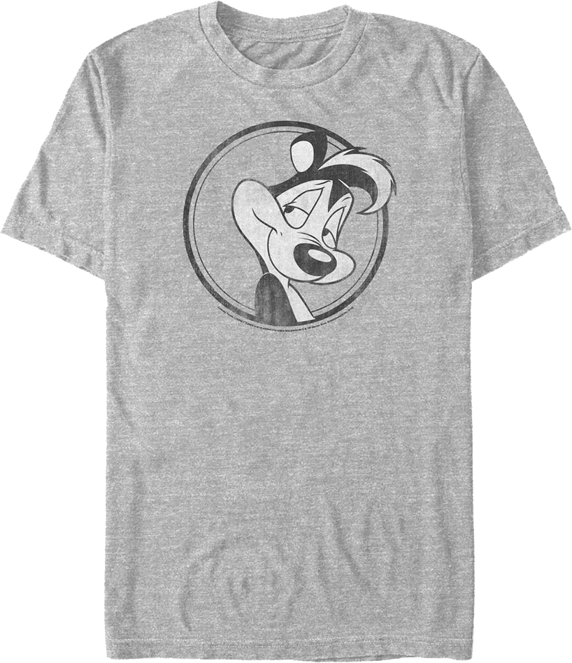 Pepe Le Pew Circle Looney Tunes T-Shirt