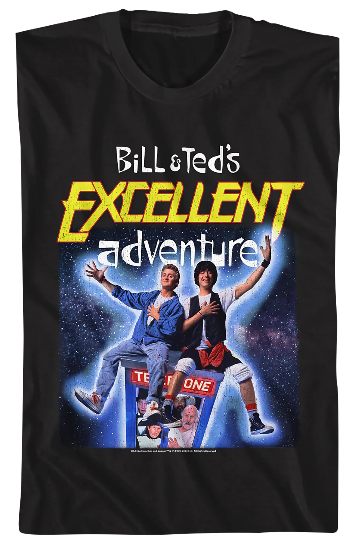 Phone Booth Bill and Ted's Excellent Adventure T-Shirt - Image 2