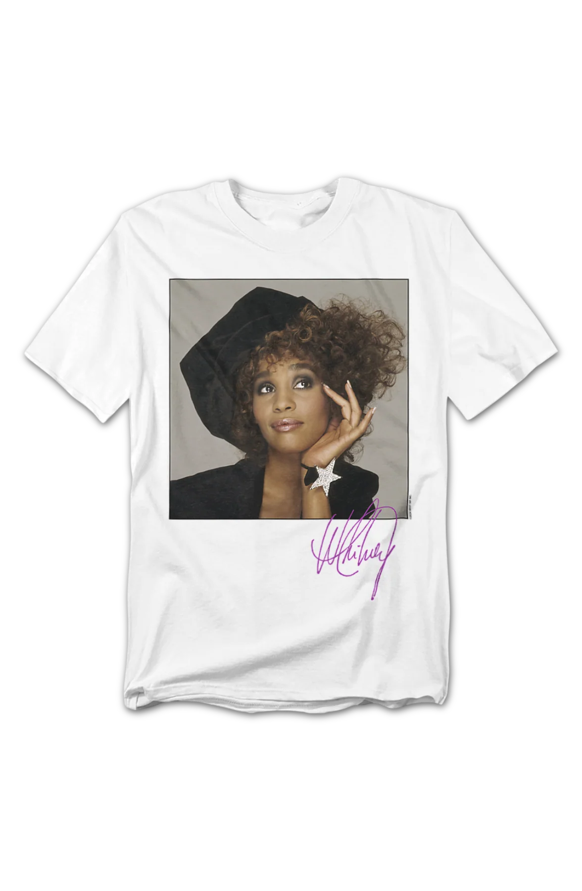 Photo & Autograph Whitney Houston T-Shirt - Image 2