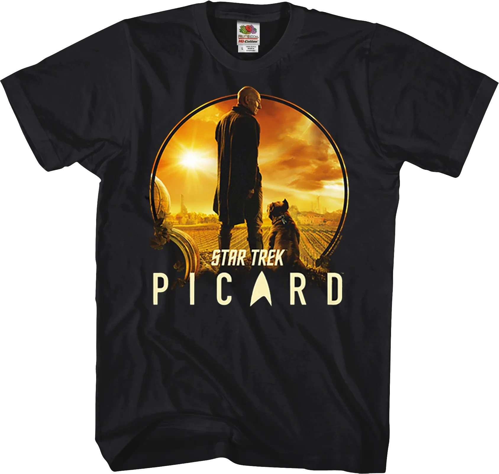 Picard and Number One Star Trek T-Shirt