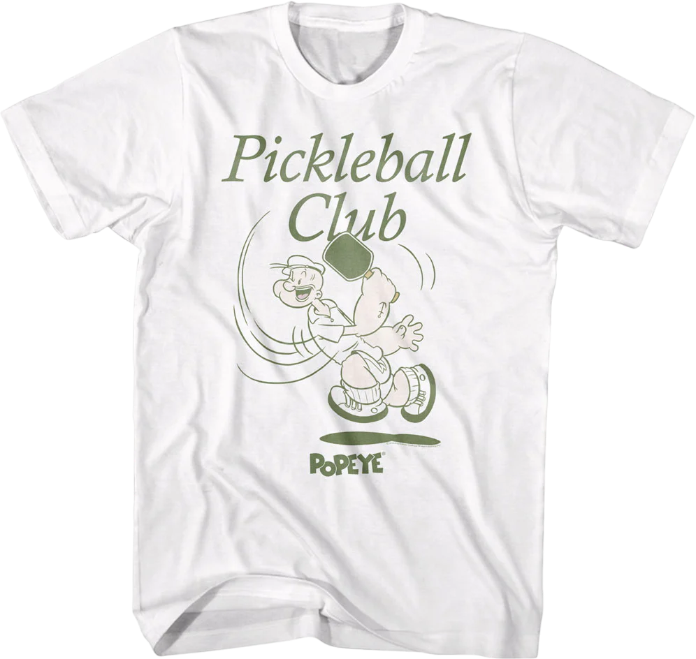 Pickleball Club Popeye T-Shirt