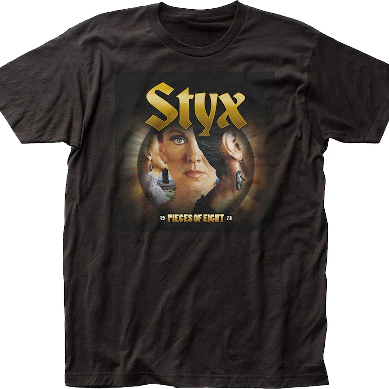 Pieces Of Eight Album Cover Styx T-Shirt