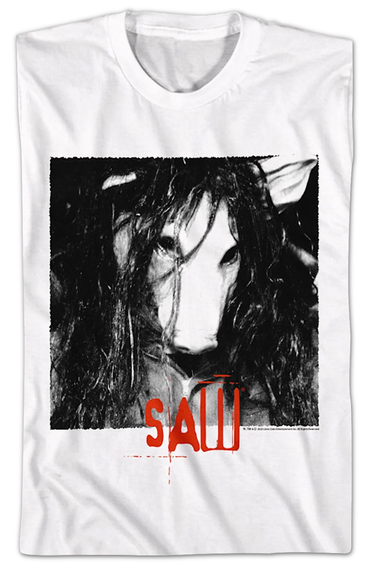 Pig Mask Saw T-Shirt - Image 2