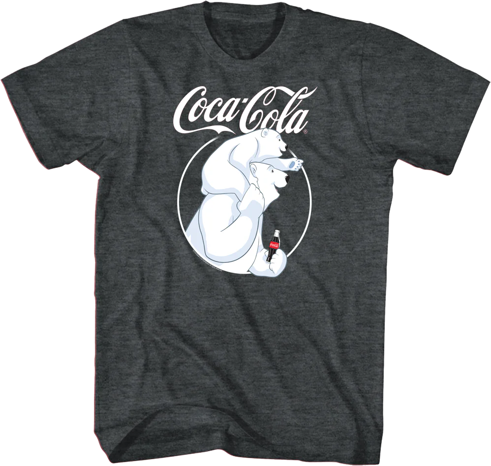 Piggyback Polar Bears Coca-Cola T-Shirt