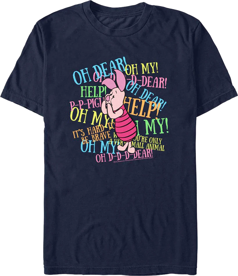 Piglet Winnie The Pooh T-Shirt
