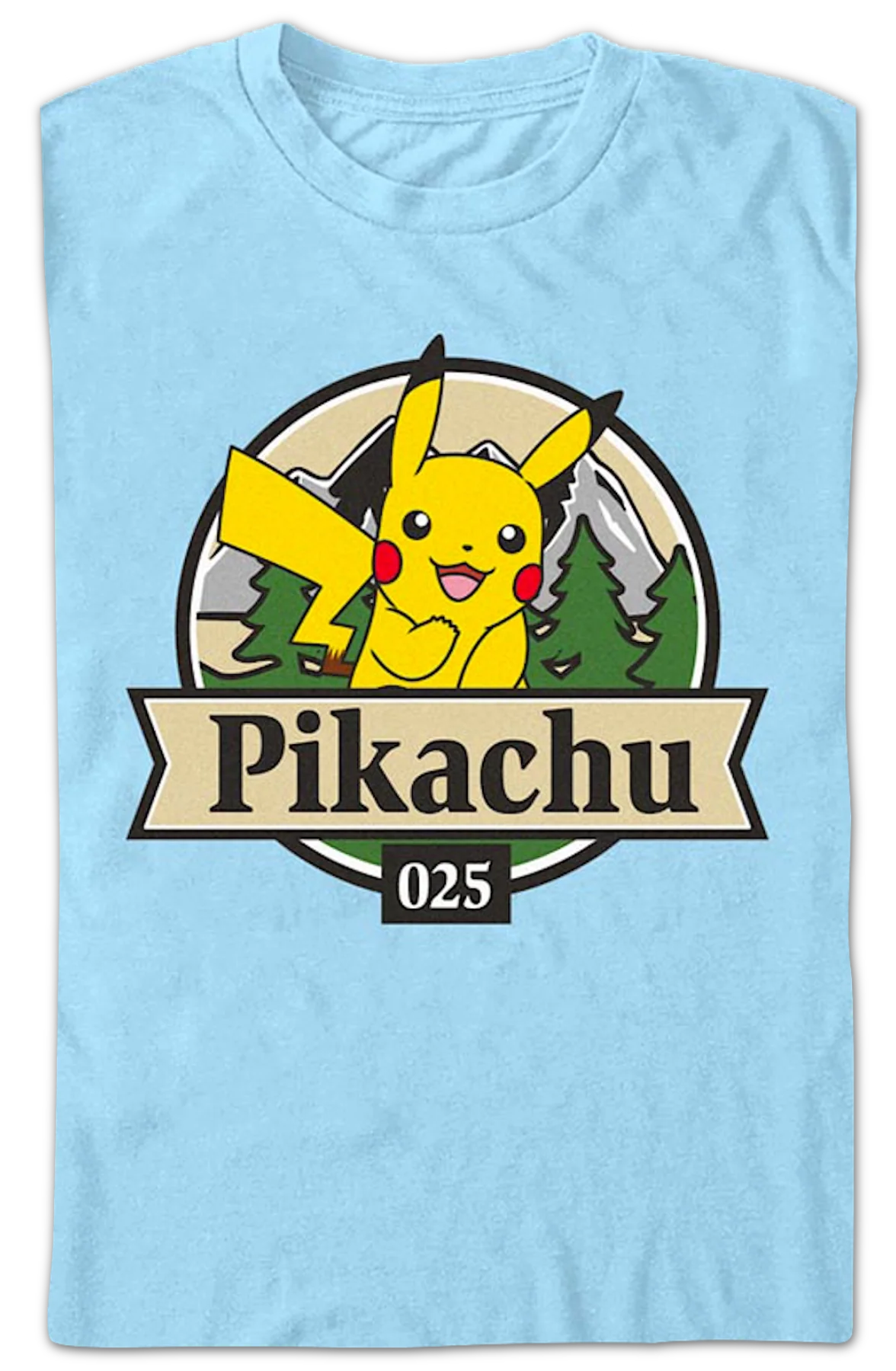 Pikachu Banner Pokemon T-Shirt - Image 2