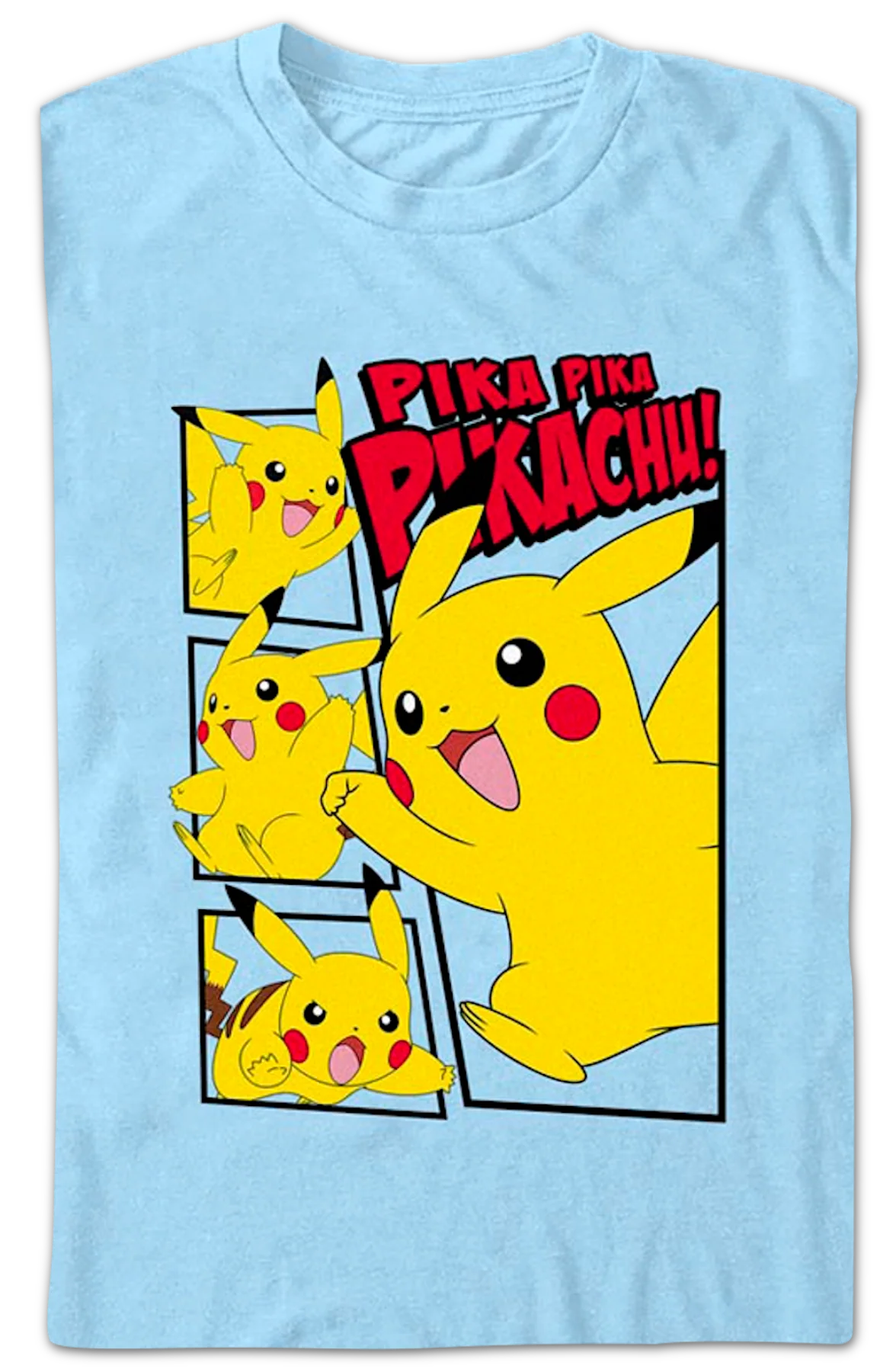 Pikachu Collage Pokemon T-Shirt - Image 2