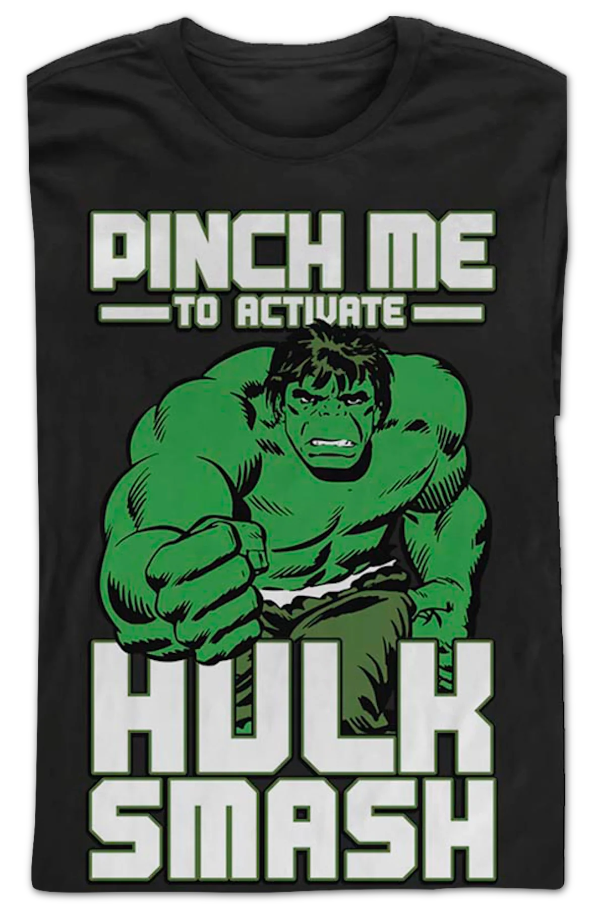 Pinch Me To Activate Hulk Smash Marvel Comics Long Sleeve Shirt - Image 2