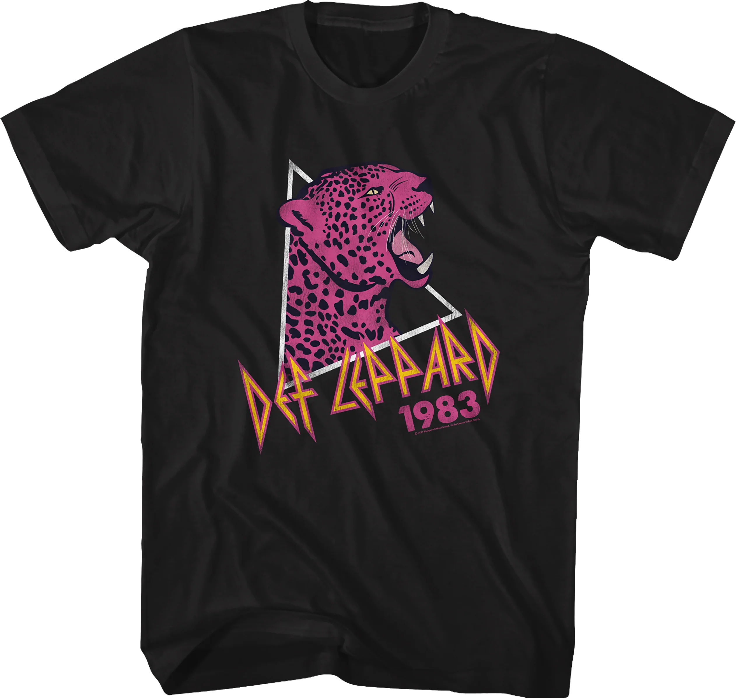 Pink Leopard 1983 Def Leppard T-Shirt