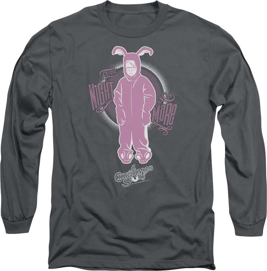 Pink Nightmare Christmas Story Long Sleeve Shirt
