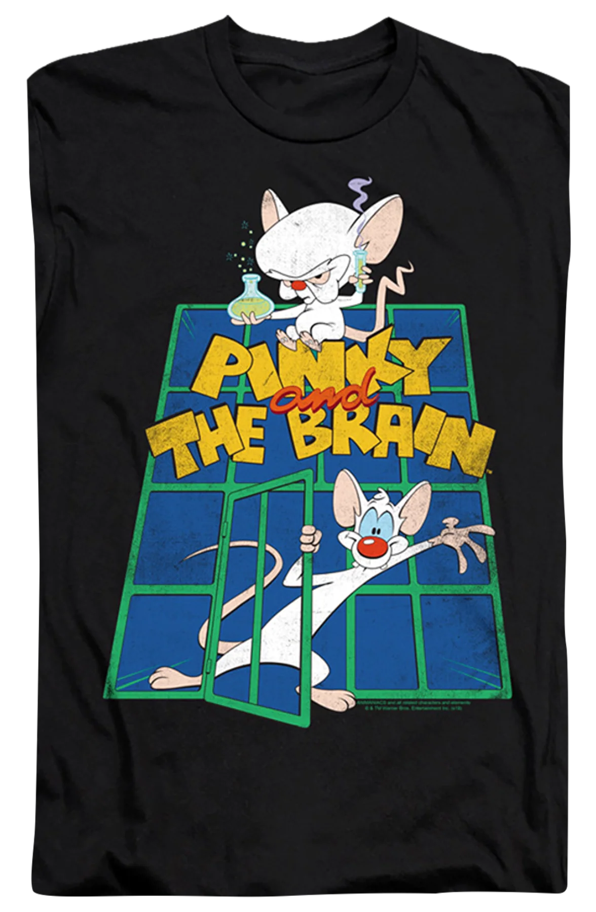Pinky And The Brain Out Of The Cage Animaniacs T-Shirt - Image 2