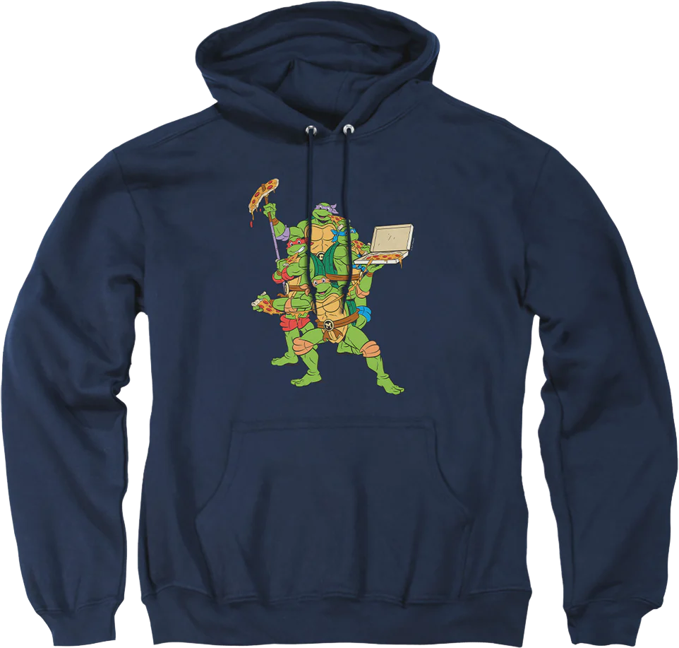 Pizza Party Teenage Mutant Nina Turtles Hoodie