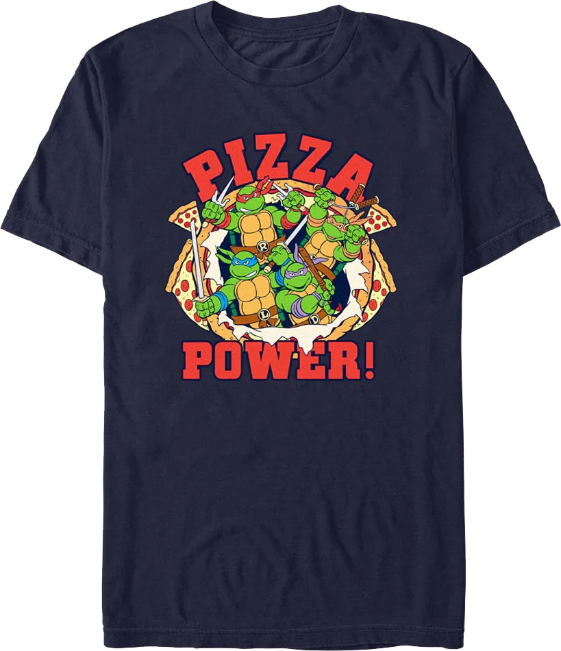 Pizza Power Teenage Mutant Ninja Turtles T-Shirt