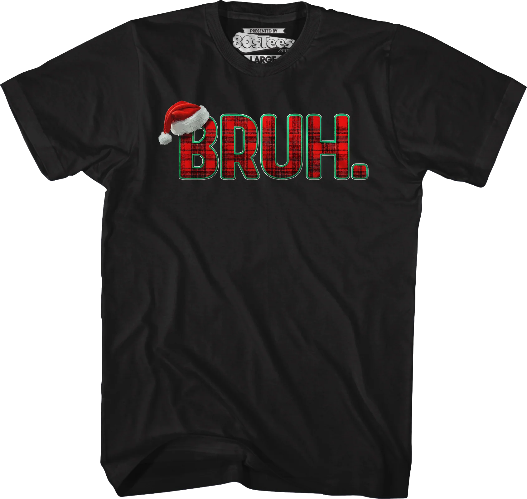 Plaid Bruh Christmas T-Shirt