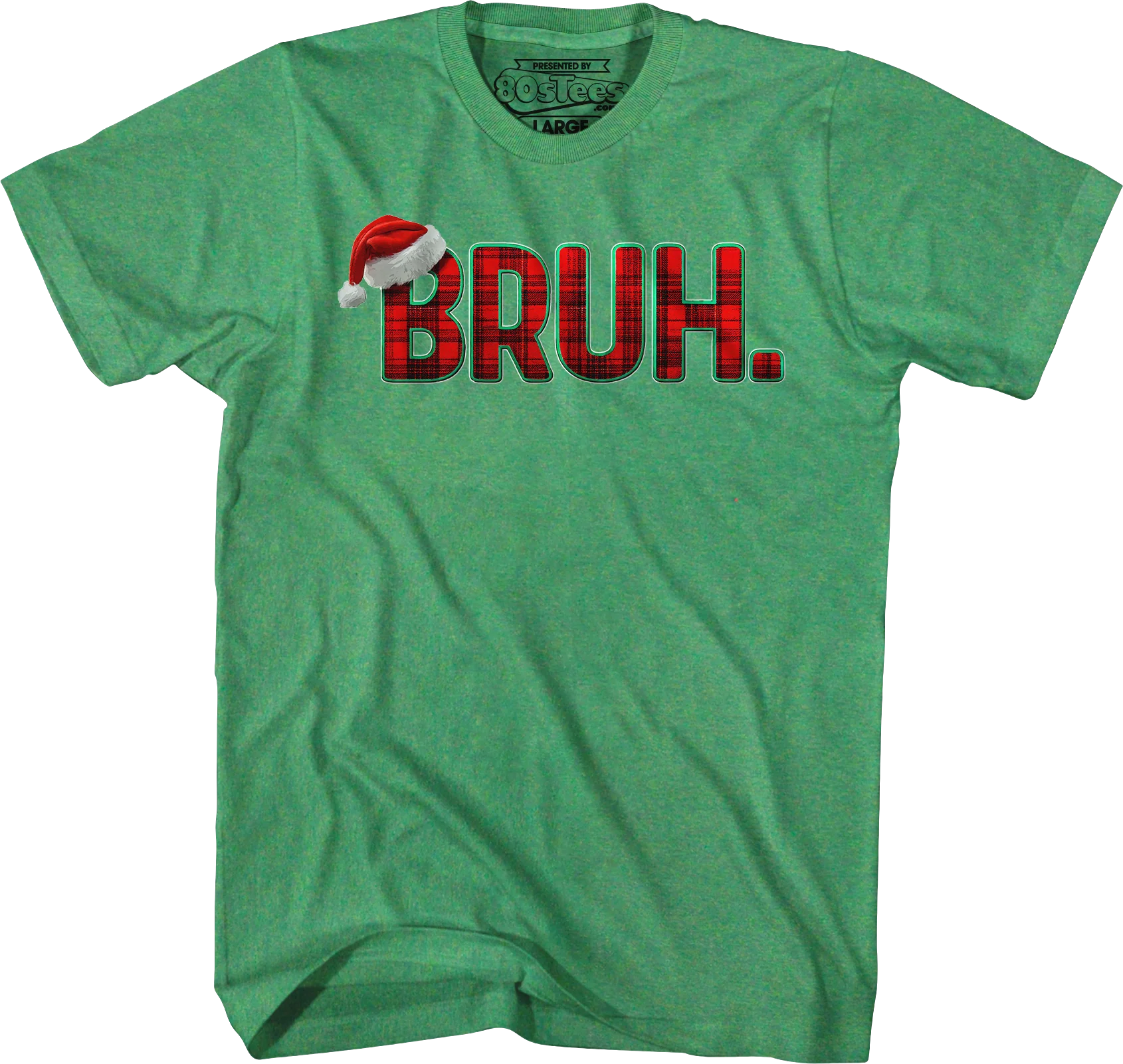 Plaid Bruh Christmas T-Shirt - Image 7