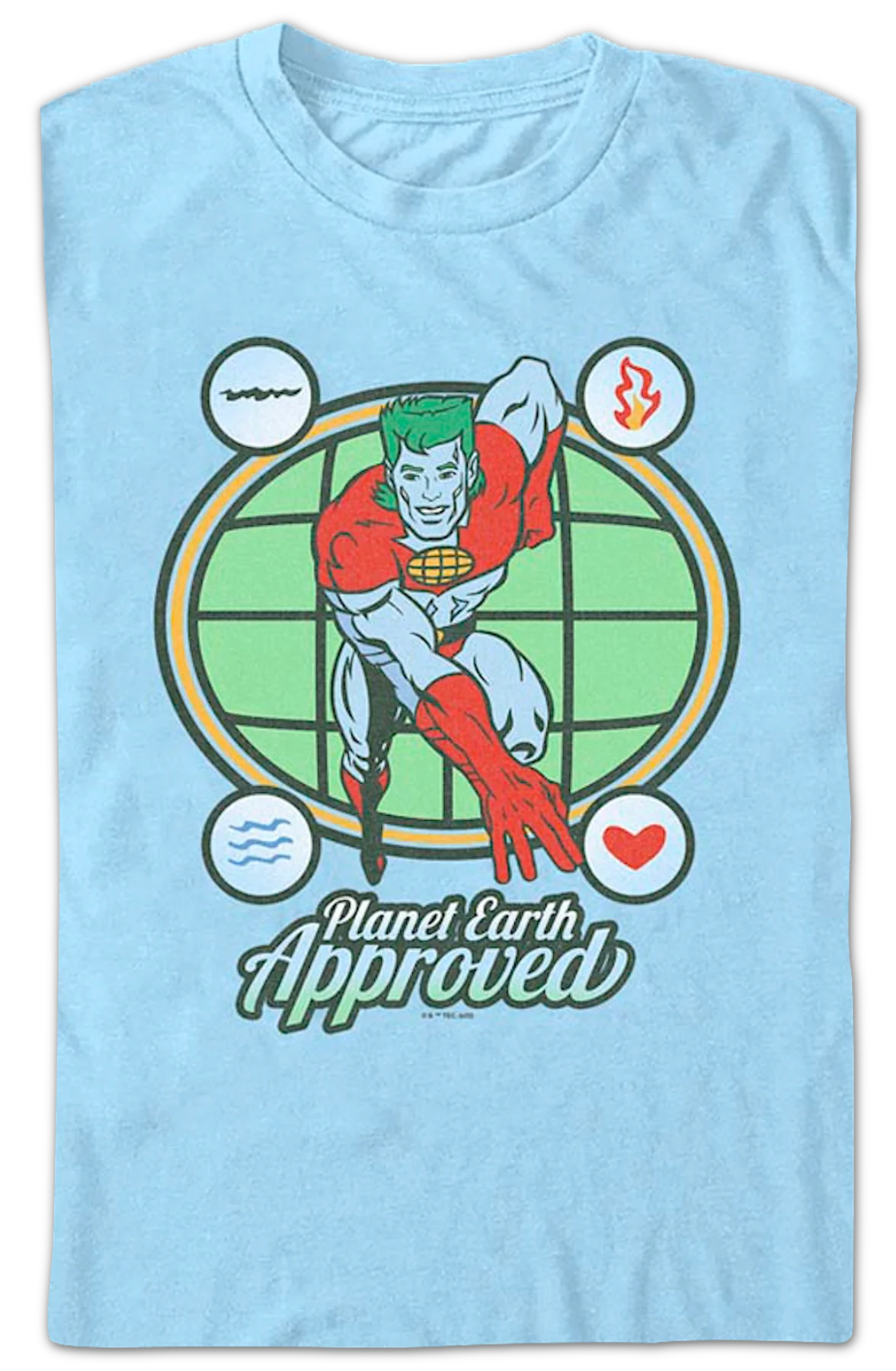 Planet Earth Approved Captain Planet T-Shirt - Image 2