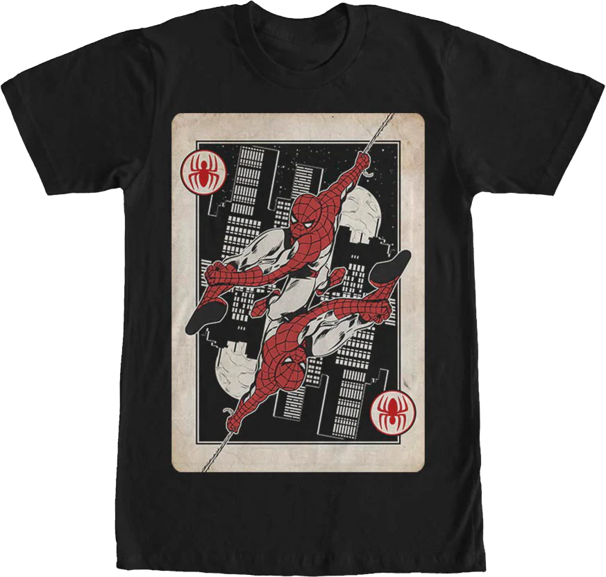 Playing Card Spider-Man T-Shirt