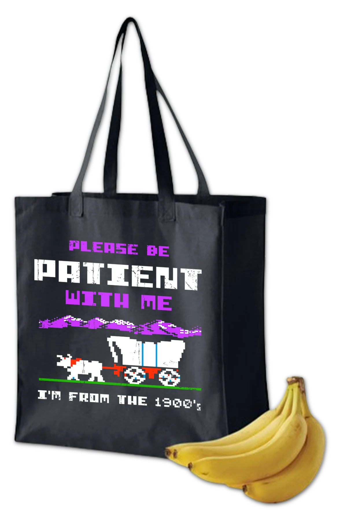 Please Be Patient With Me I'm From The 1900's Tote Bag - Image 2