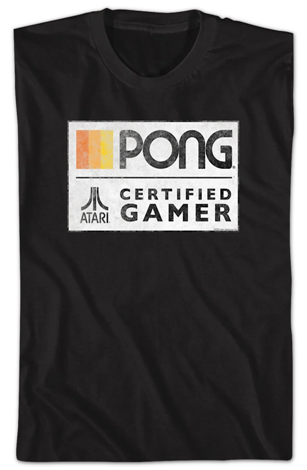Pong Certified Gamer Atari T-Shirt - Image 2