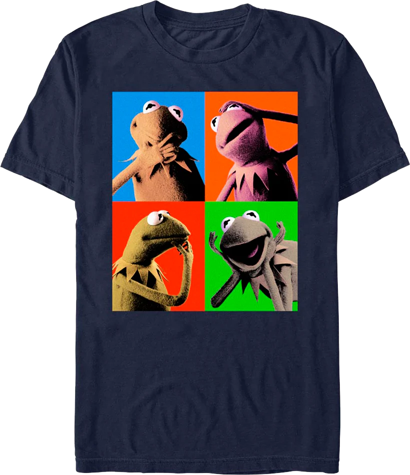 Pop Art Kermit The Frog Muppets T-Shirt