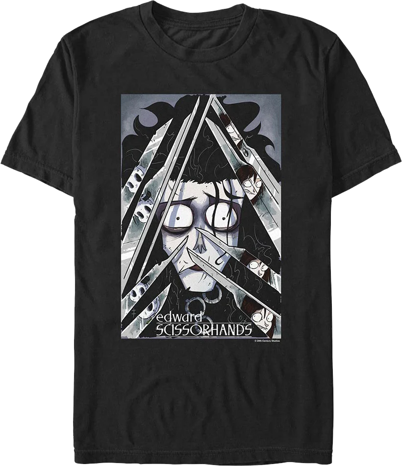 Portrait Edward Scissorhands T-Shirt