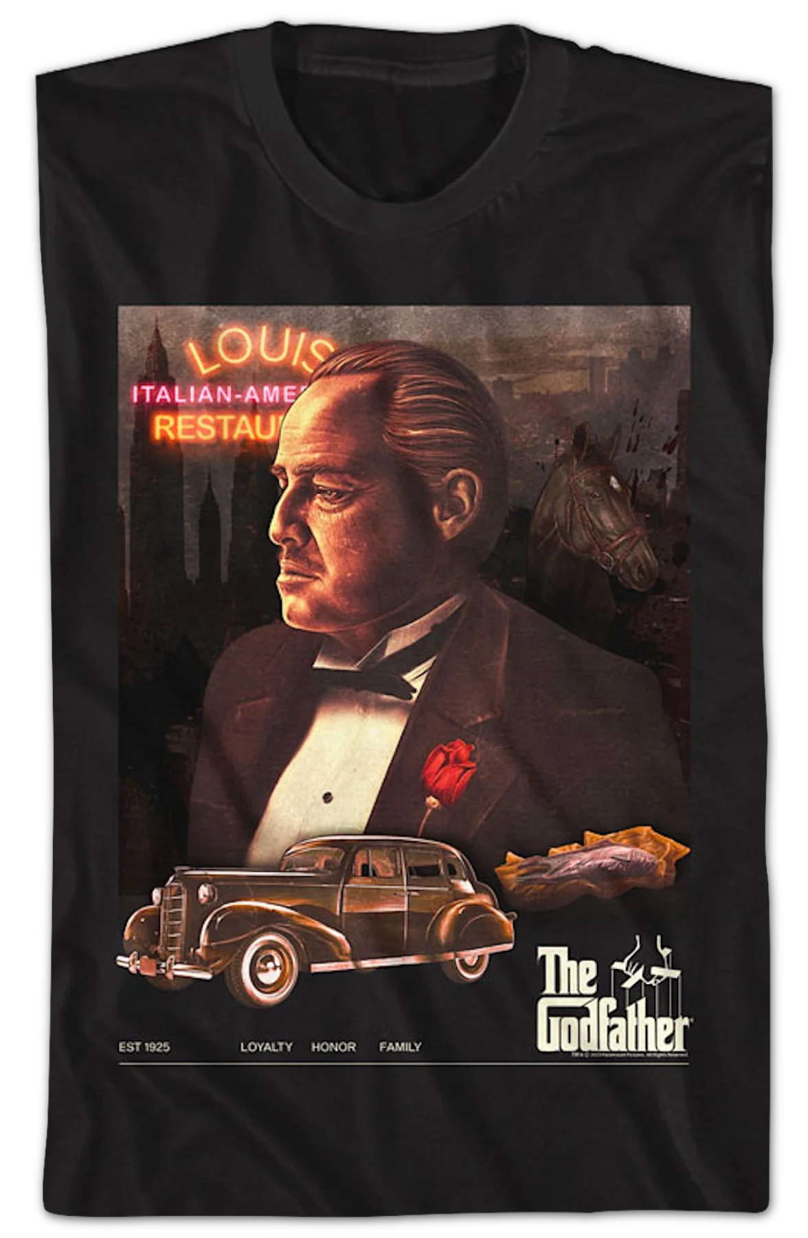 Poster Collage The Godfather T-Shirt - Image 2