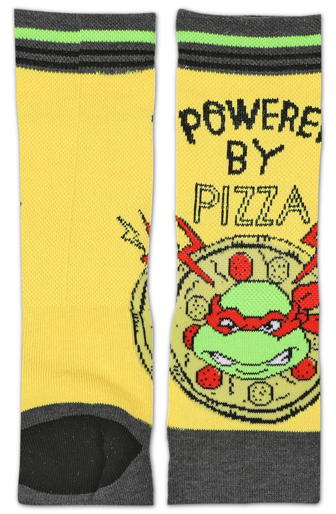 Powered By Pizza Teenage Mutant Ninja Turtles Socks - Image 2