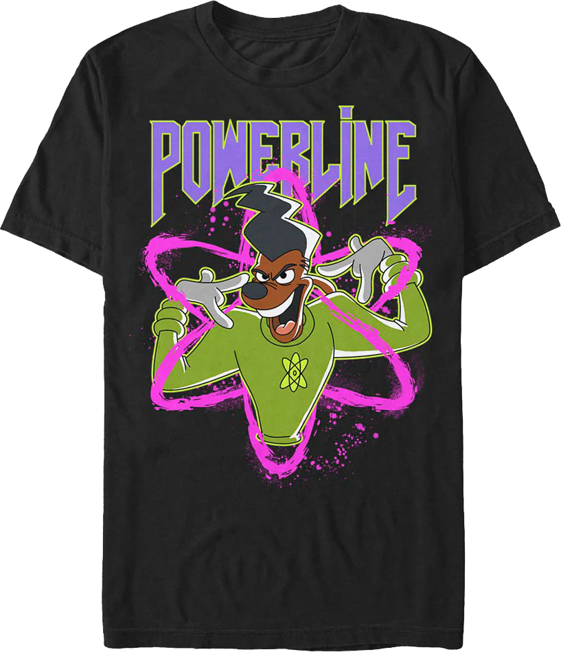 Powerline Goofy Movie Disney T-Shirt