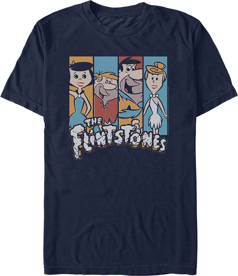 Prehistoric Panels Flintstones T-Shirt