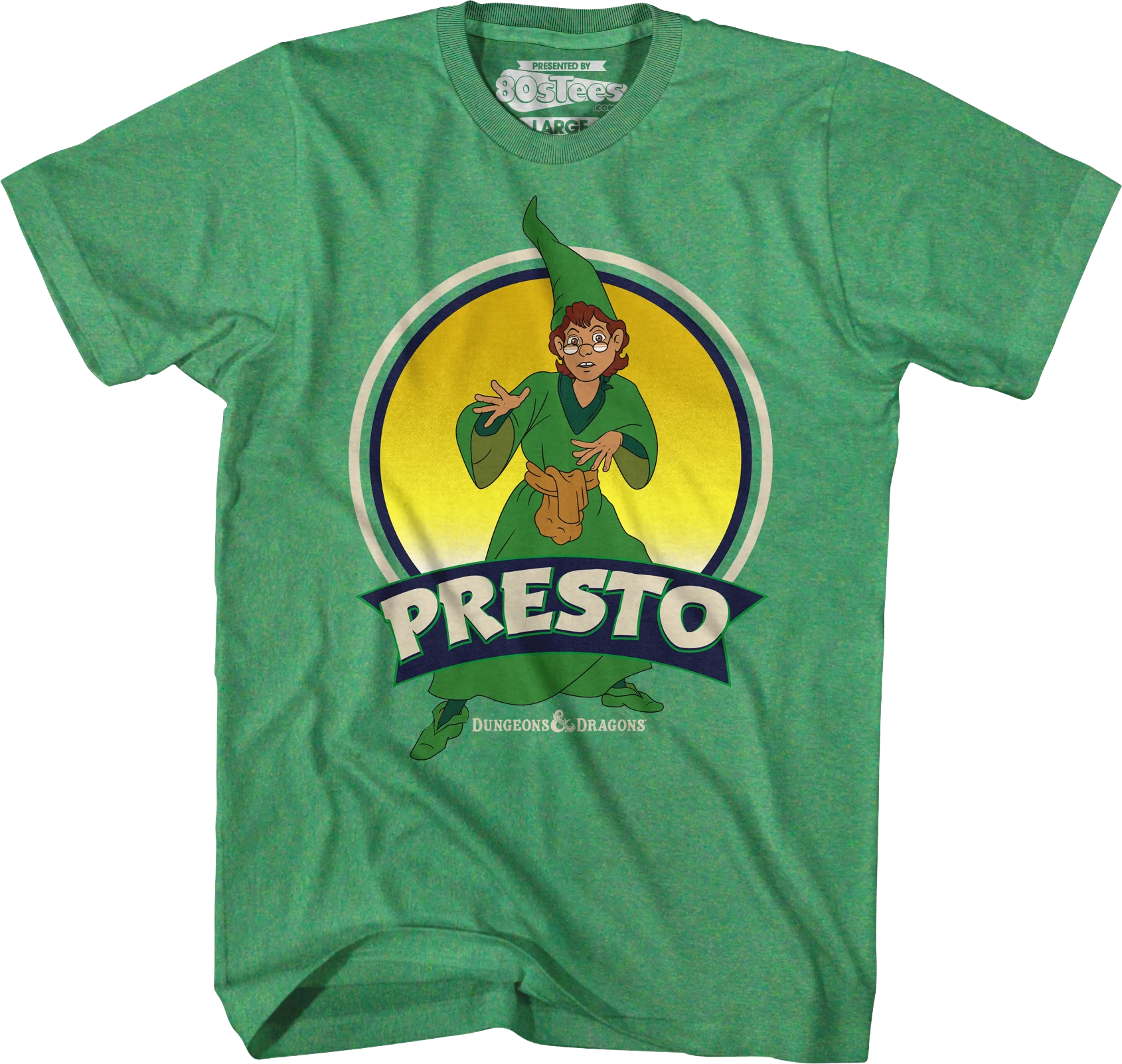 Presto Retro Circle Dungeons & Dragons T-Shirt