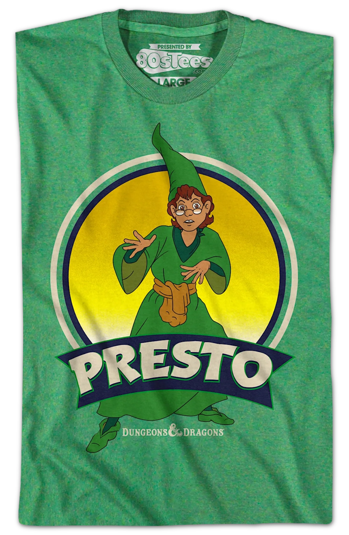 Presto Retro Circle Dungeons & Dragons T-Shirt - Image 2