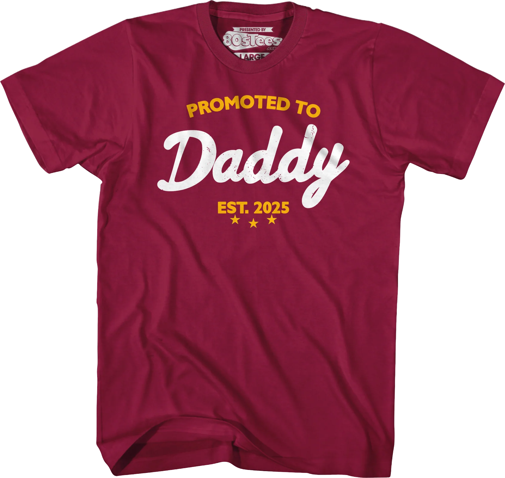 Promoted To Daddy 2025 T-Shirt - Image 10