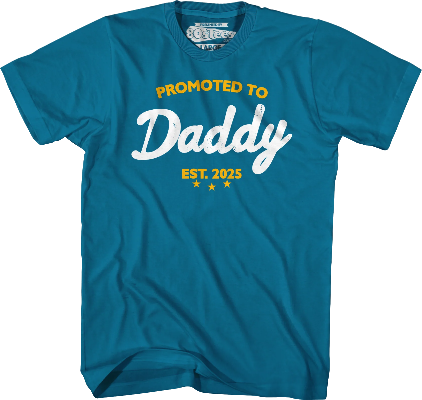 Promoted To Daddy 2025 T-Shirt - Image 6