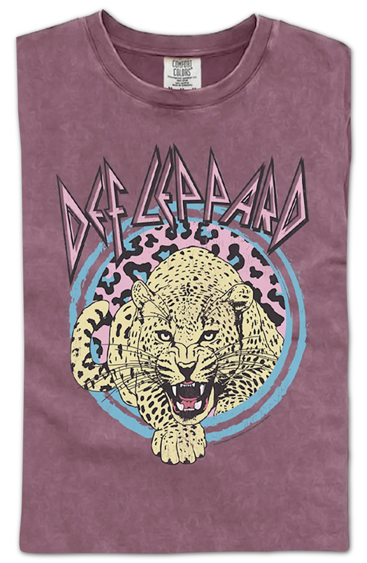 Prowl Def Leppard Comfort Colors Brand T-Shirt - Image 2