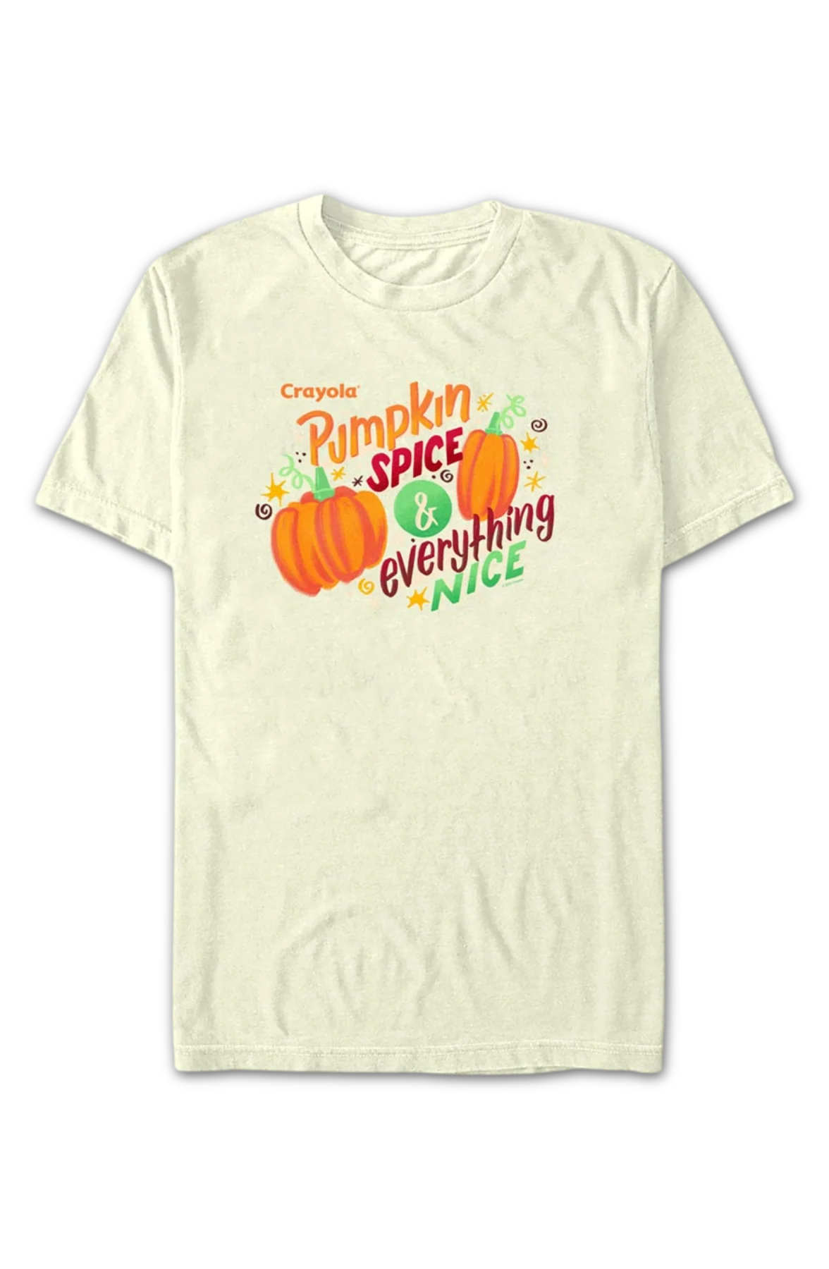 Pumpkin Spice & Everything Nice Crayola T-Shirt - Image 2