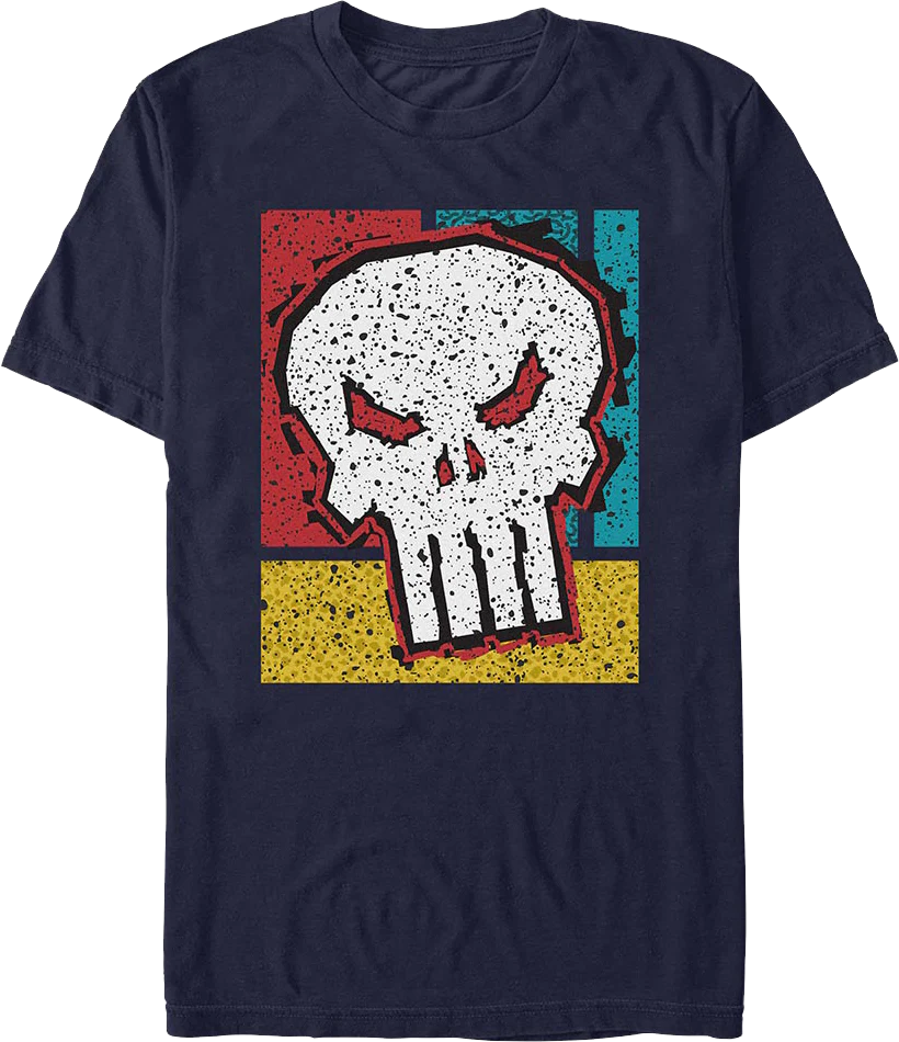 Punisher Contemporary Art Marvel Comics T-Shirt
