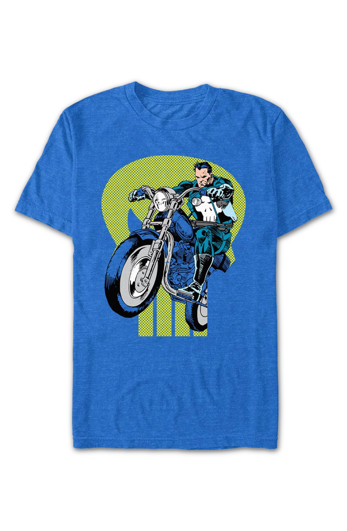 Punisher Motorcycle Marvel Comics T-Shirt - Image 2