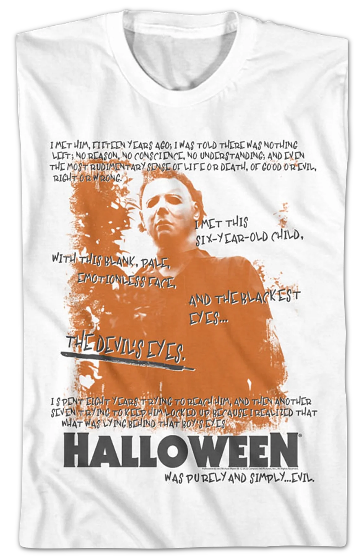 Purely And Simply Evil Halloween T-Shirt - Image 2