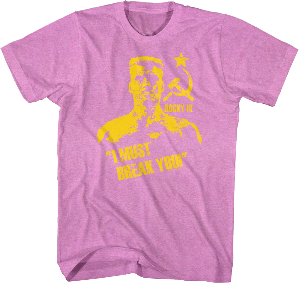 Purple Ivan Drago Rocky T-Shirt