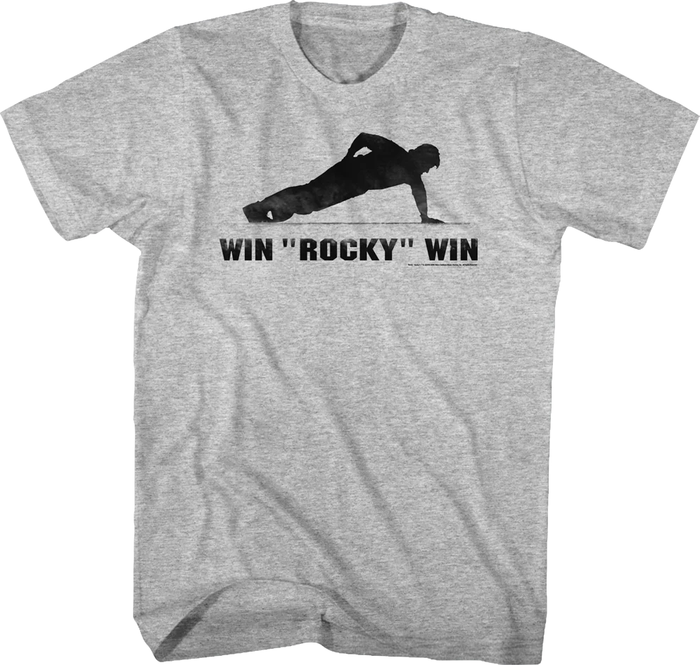 Pushup Win Rocky Win T-Shirt