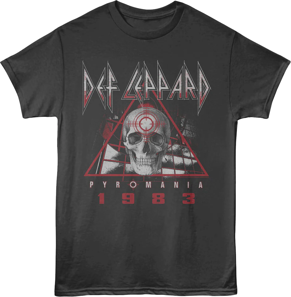 Pyromania Skull Def Leppard T-Shirt
