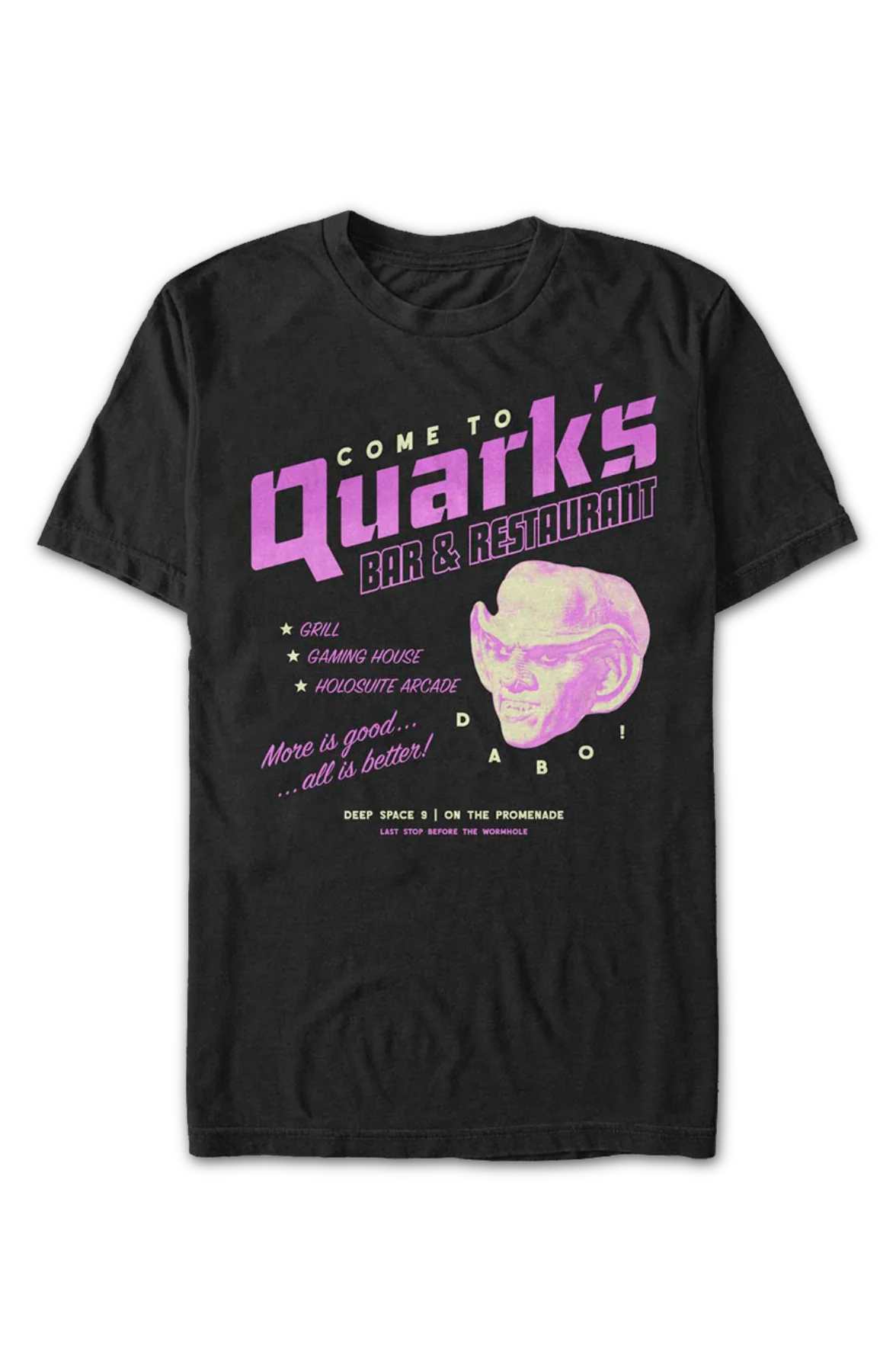 Quark's Bar & Restaurant Star Trek: Deep Space Nine T-Shirt - Image 2