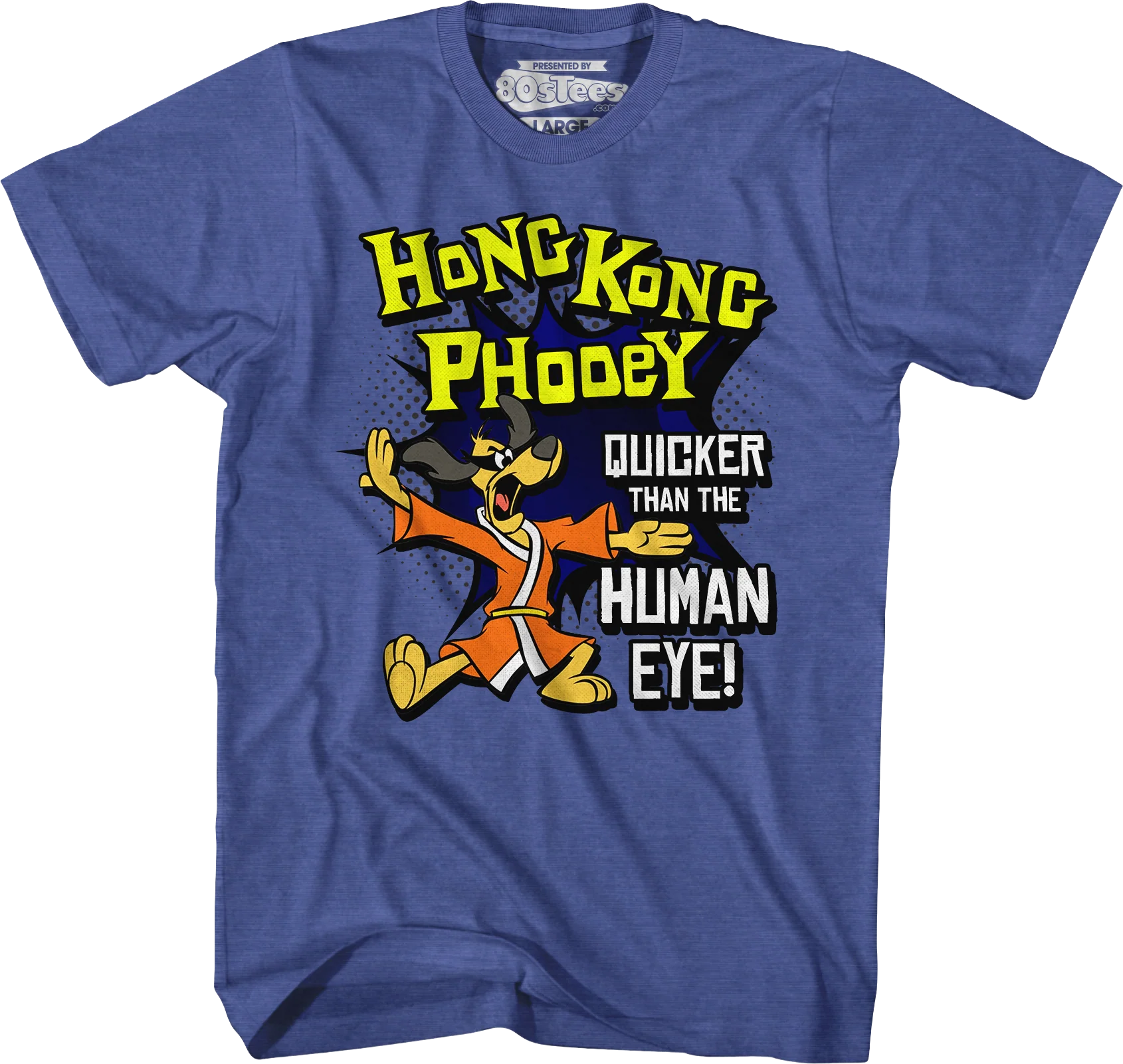 Quicker Than The Human Eye Hong Kong Phooey T-Shirt - Image 3