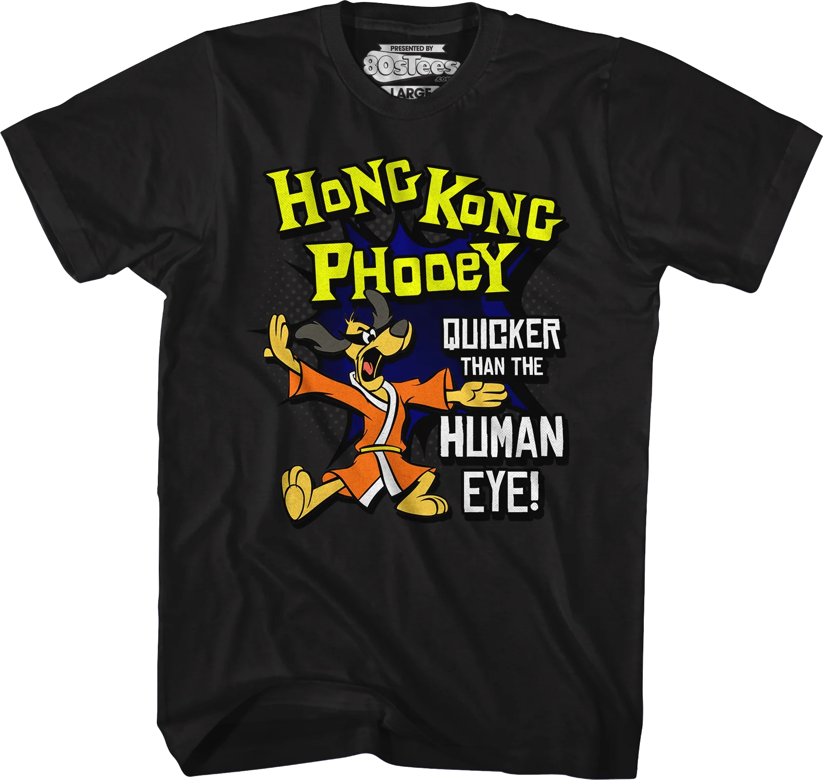 Quicker Than The Human Eye Hong Kong Phooey T-Shirt - Image 4