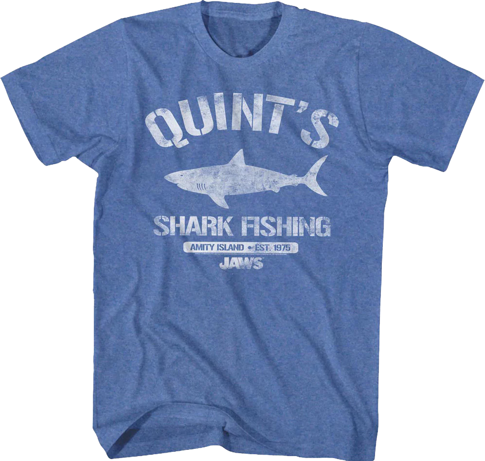Quint's Shark Fishing Jaws T-Shirt